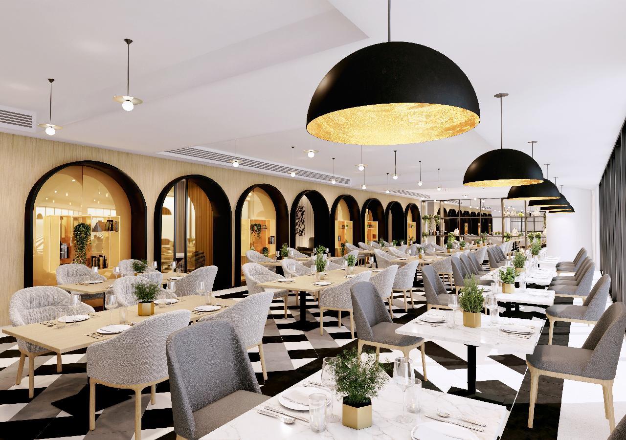 Апарт готель Millennium Atria Business Bay Дубай Екстер'єр фото Restaurant interior