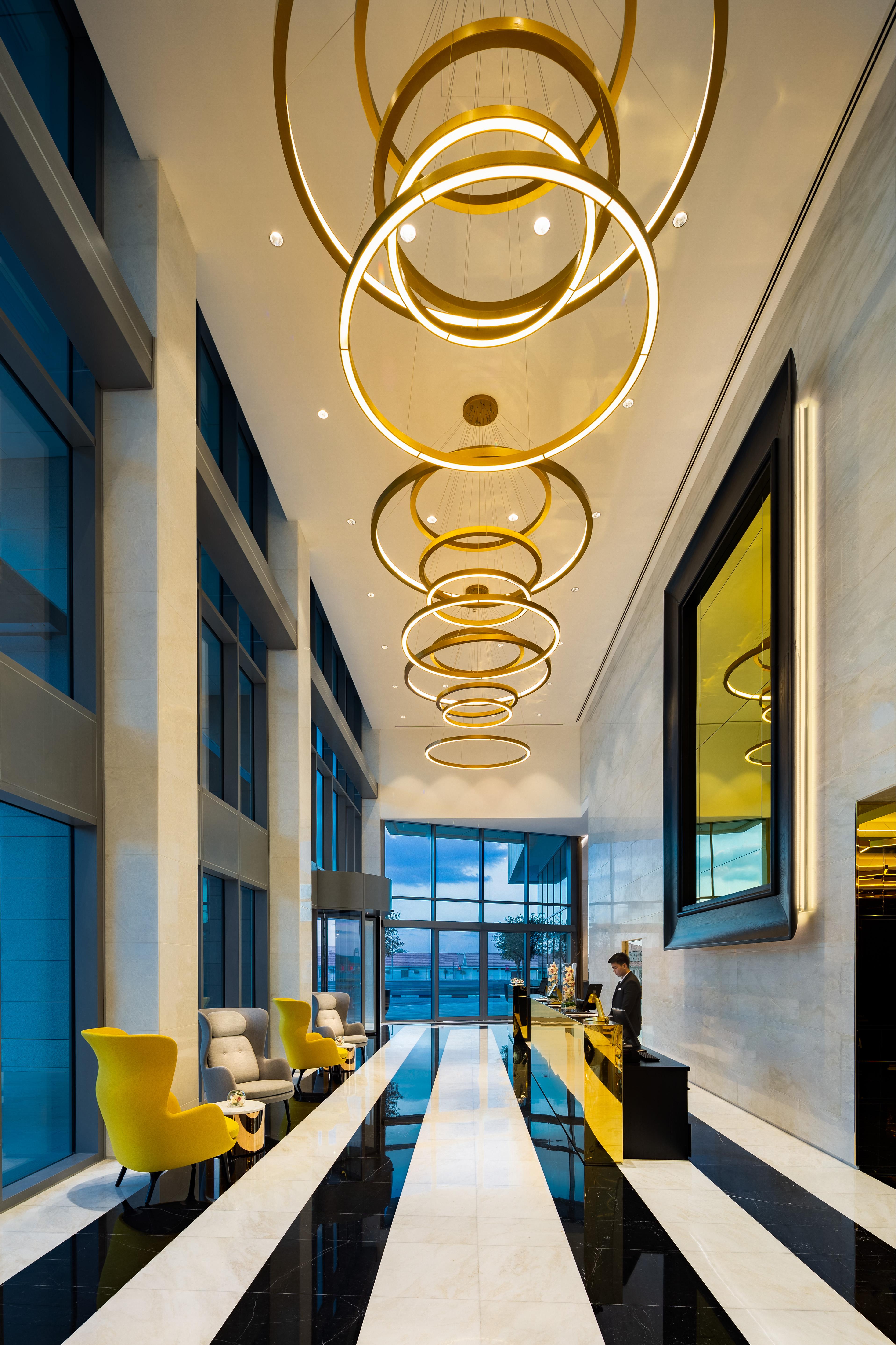 Апарт готель Millennium Atria Business Bay Дубай Екстер'єр фото The interior of the hotel